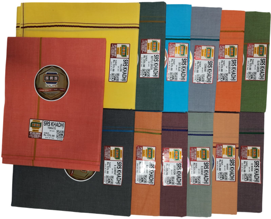 Colour Dhoti - SRS Khadhi Brand - SRS