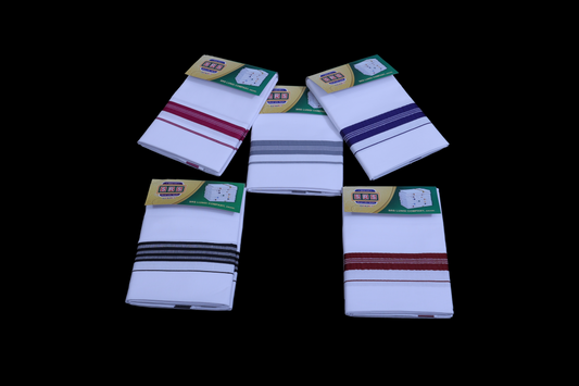 White Dhoti - Ruby Brand - SRS