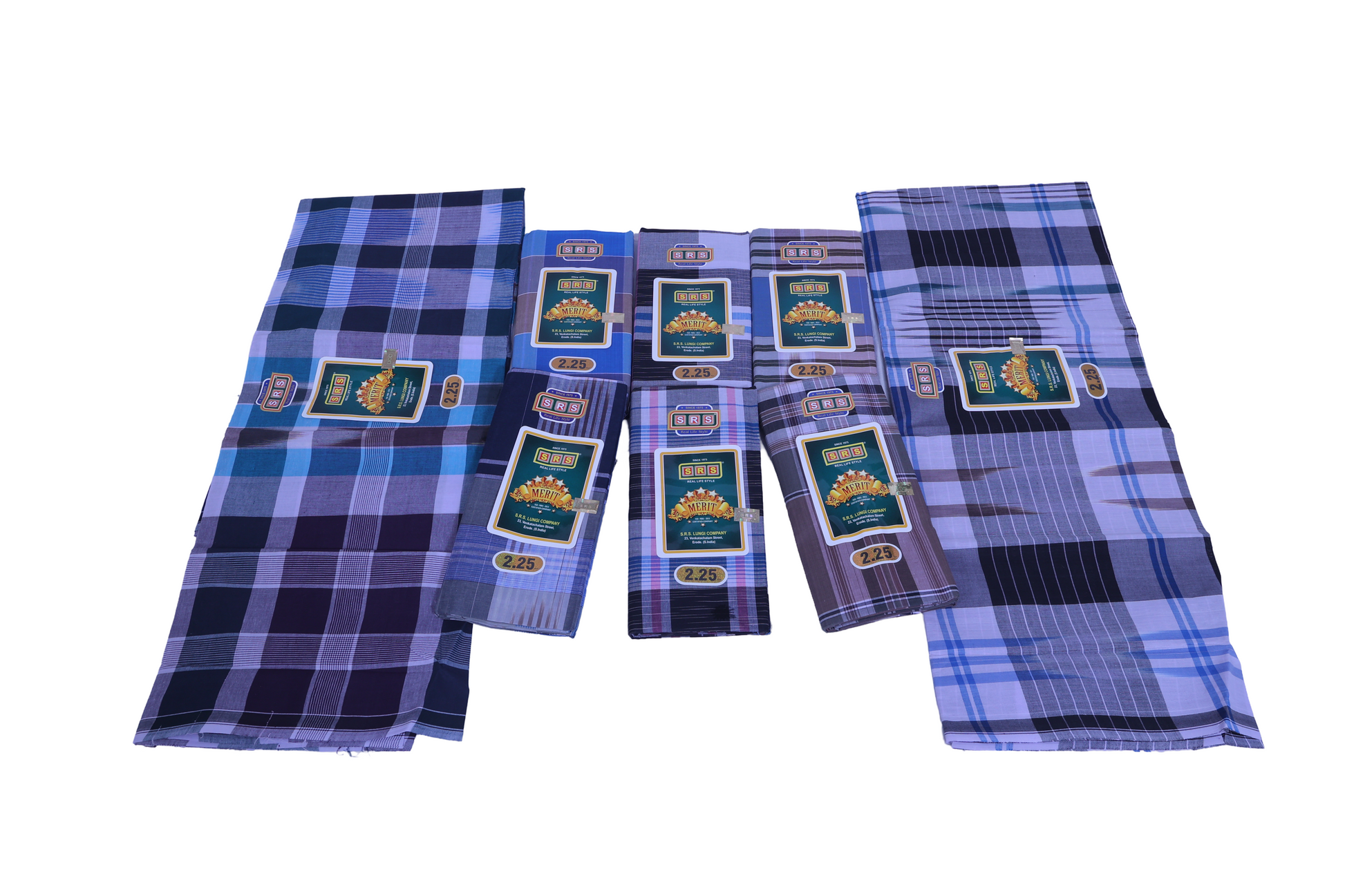 Checked Lungi - Merit Gold Brand - SRS