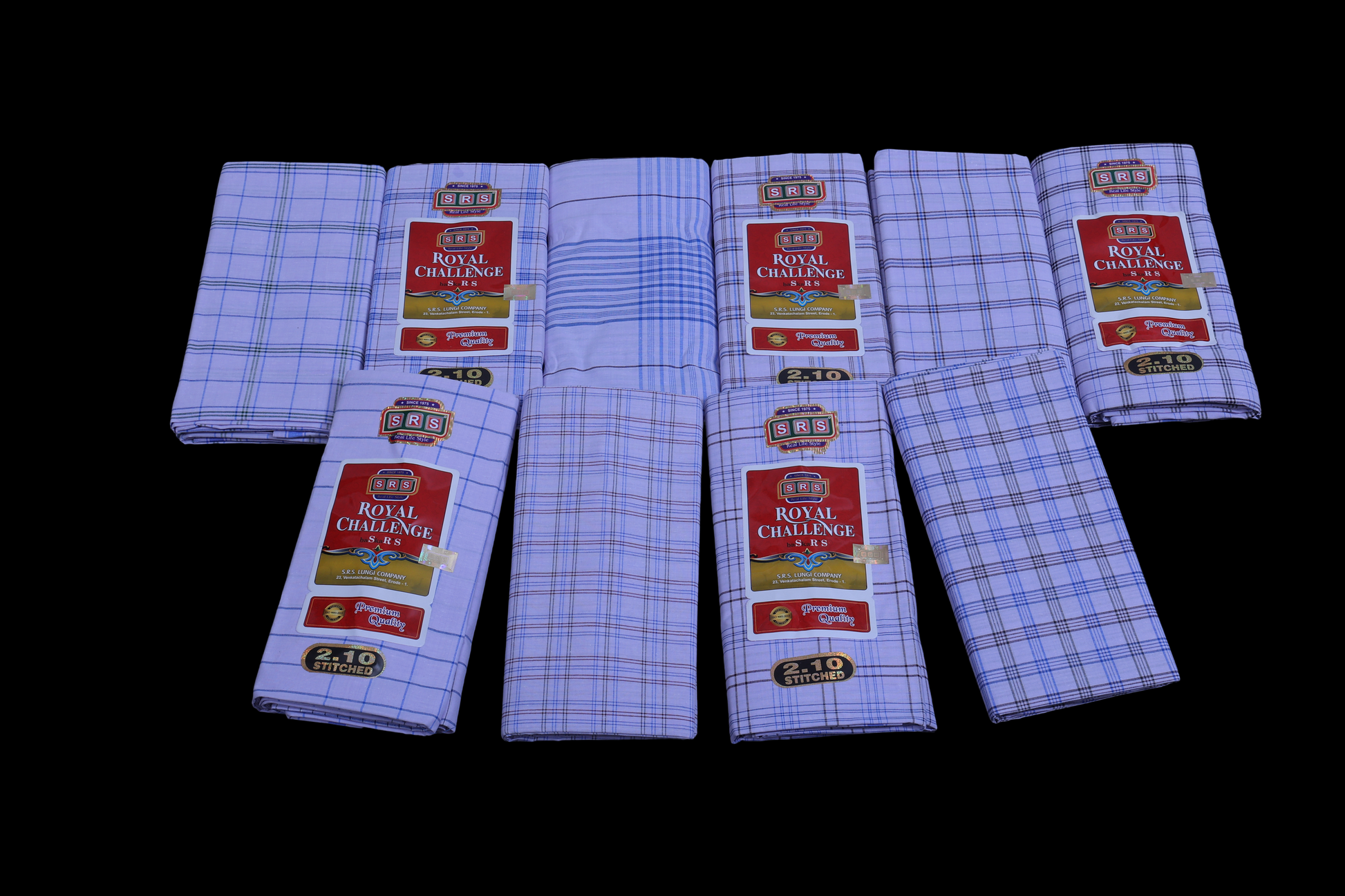 White Lungi - Royal Challenge Brand - SRS