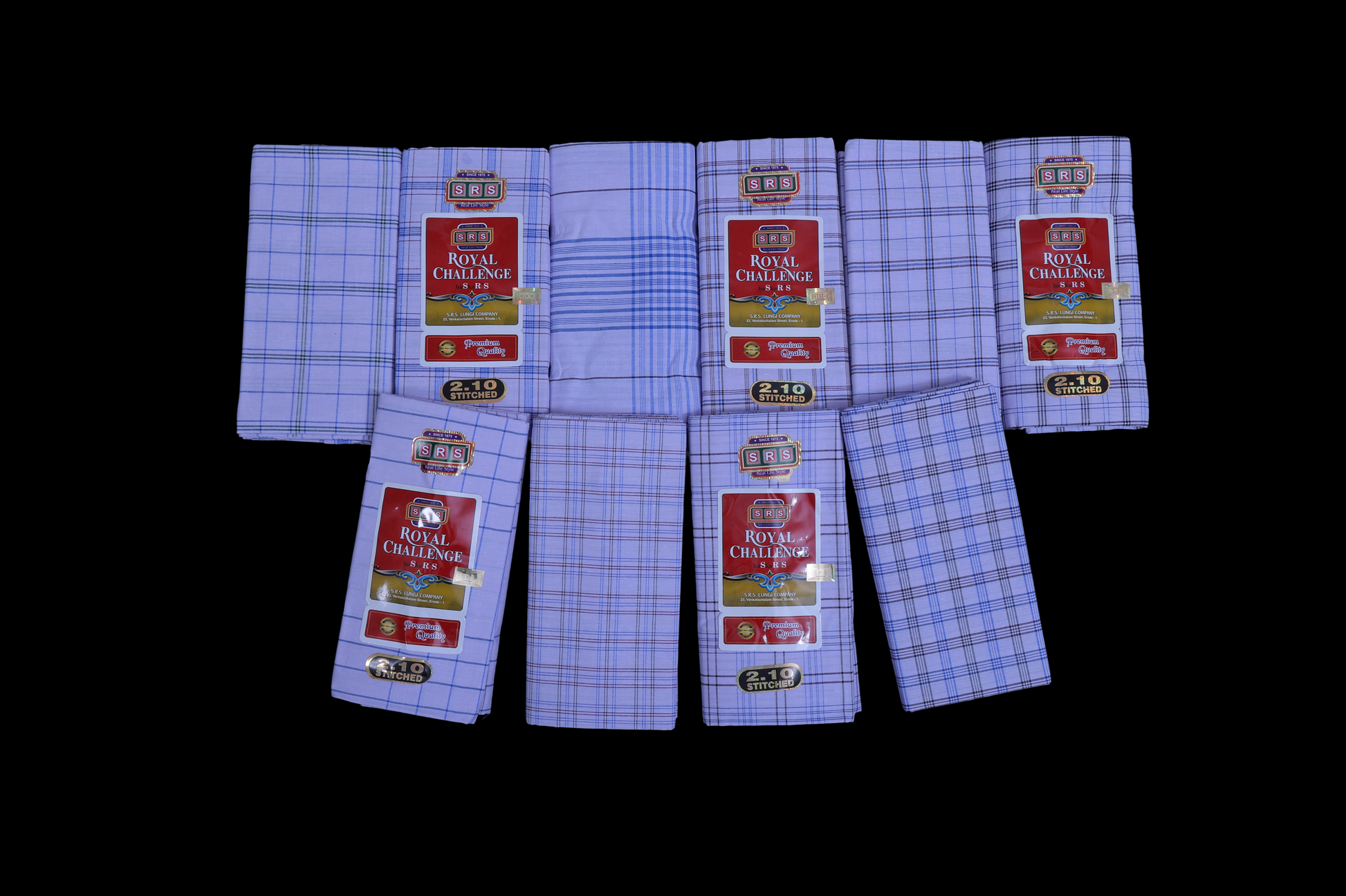 White Lungi - Royal Challenge Brand - SRS