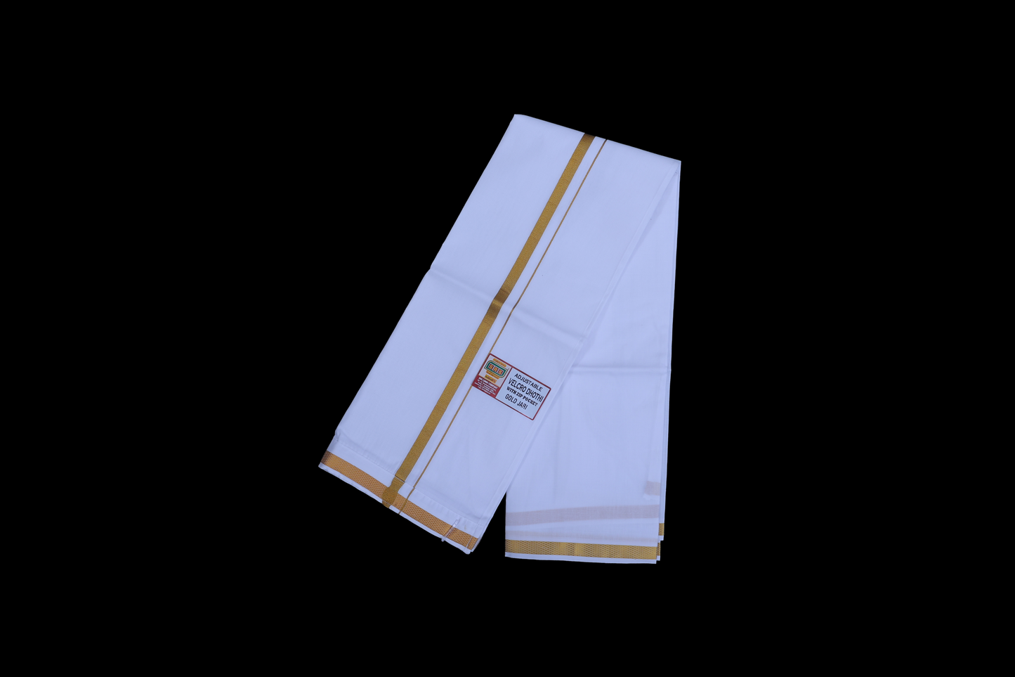 White Dhoti - Velcro Brand - SRS