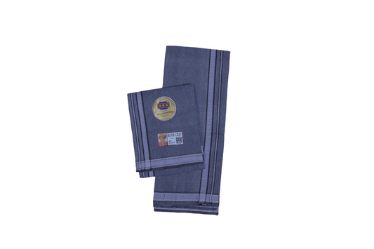 Colour Dhoti - Silver Grey Brand - SRS