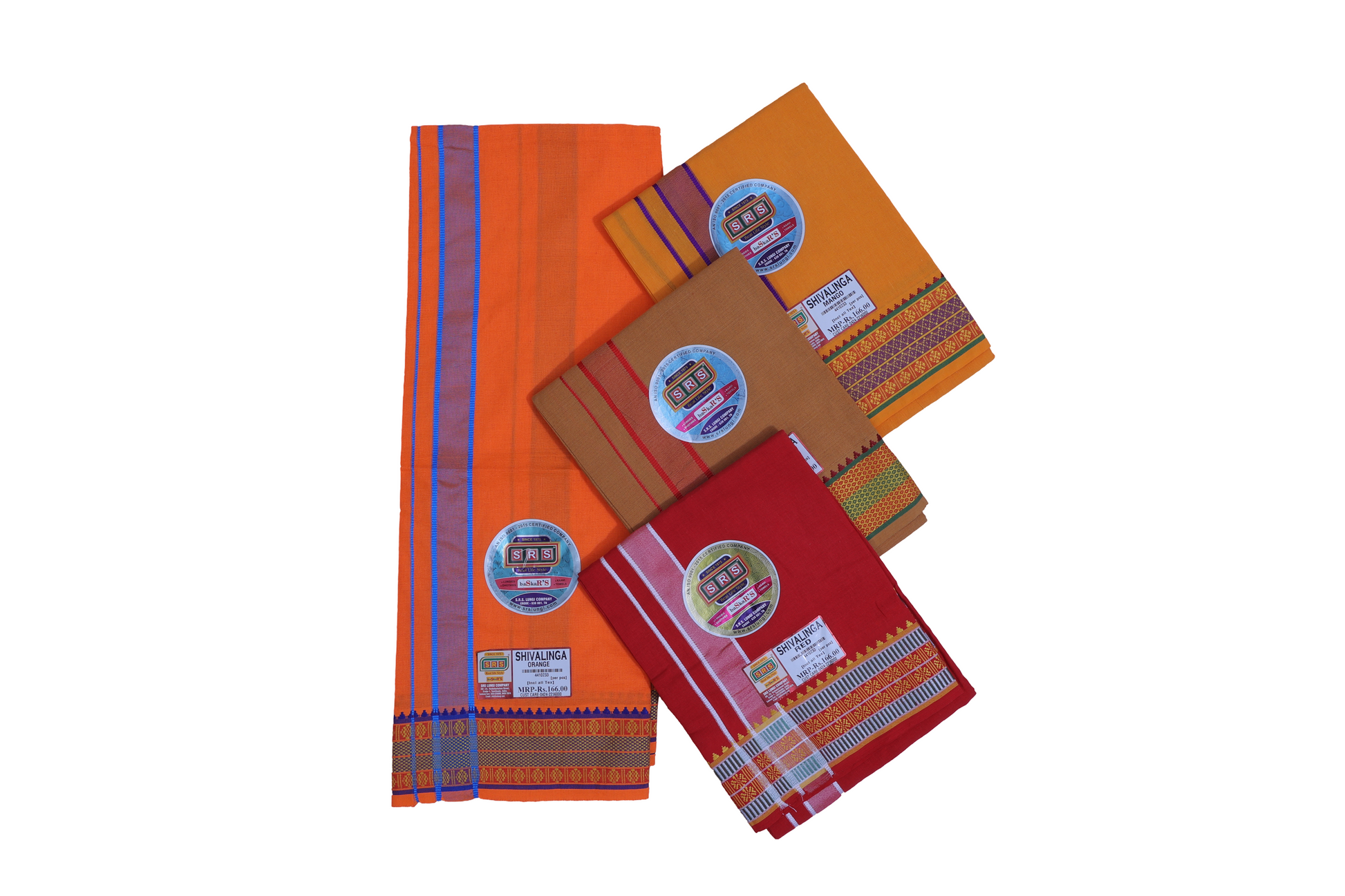 Colour Dhoti - Sivalinga Brand - SRS