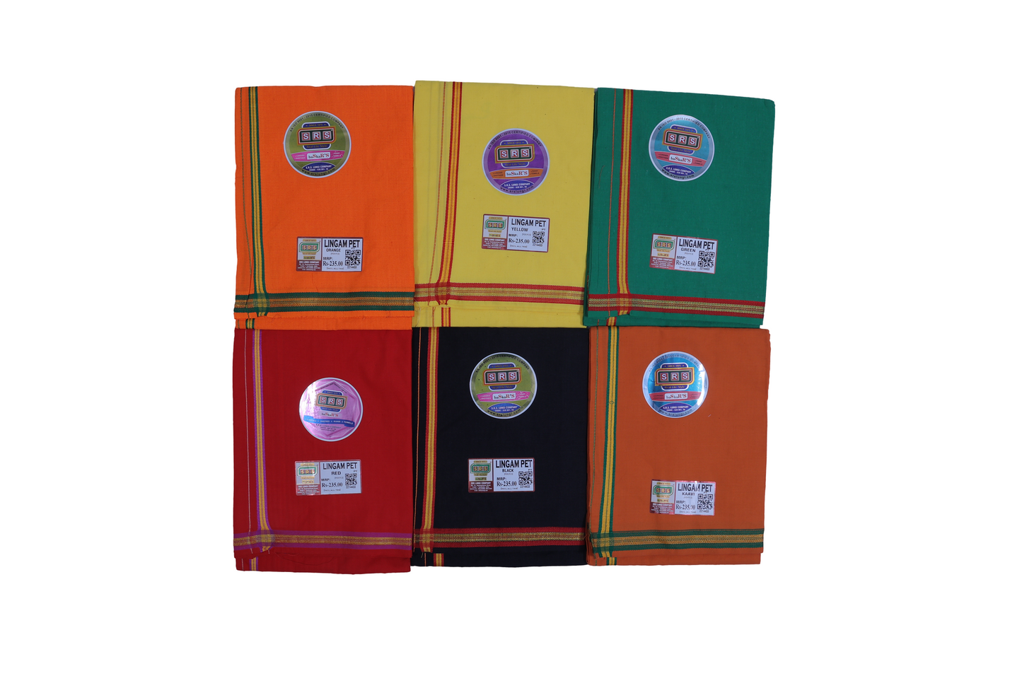 Colour Dhoti - Lingam Pet Brand - SRS